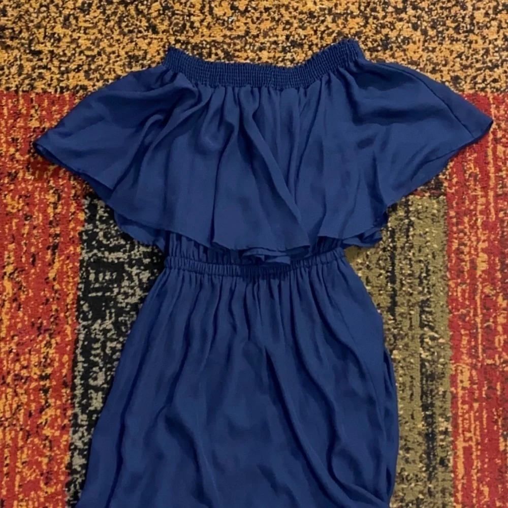 Show Me Your MuMu Size Xs NAVY COLOR maxi dress off shoulder